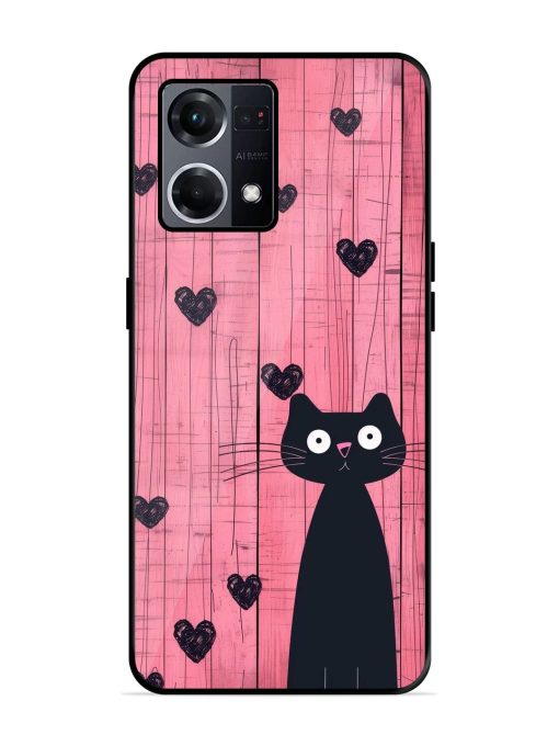 Feline Valentine'S Day Glossy Soft Edge Case for Oppo F21S Pro (4G) Chachhi