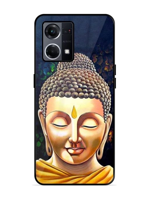 Buddha Face Glossy Soft Edge Case for Oppo F21S Pro (4G) Chachhi