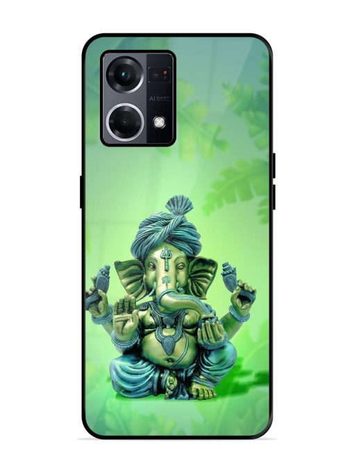 Ganesha, The Remover Of Obstacles Glossy Soft Edge Case for Oppo F21S Pro (4G) Chachhi