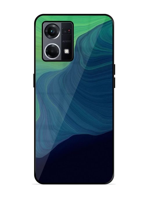 Oceanic Dreams Glossy Soft Edge Case for Oppo F21S Pro (4G) Chachhi