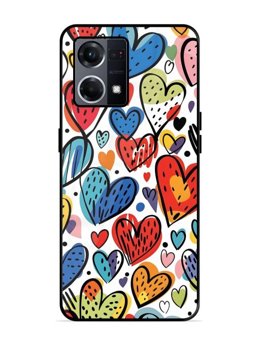 Heartfelt Harmony Glossy Soft Edge Case for Oppo F21S Pro (4G) Chachhi