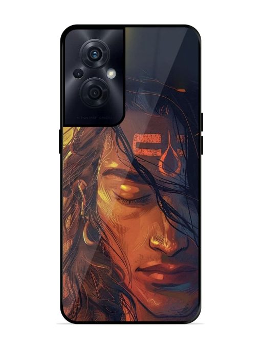 Tranquil Shiva Glossy Soft Edge Case for Oppo F21S Pro (5G) Chachhi