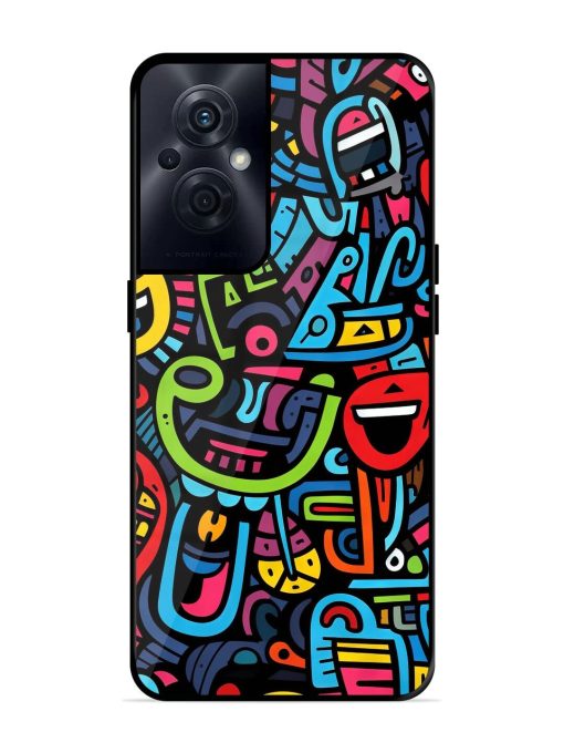 Doodlephoria Glossy Soft Edge Case for Oppo F21S Pro (5G) Chachhi