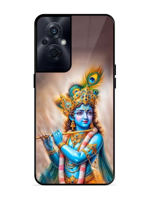 Divine Krishna Glossy Soft Edge Case for Oppo F21S Pro (5G) Chachhi