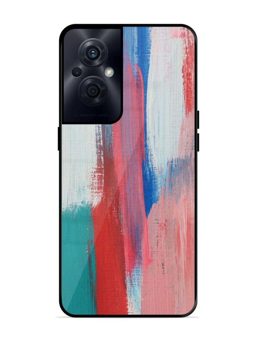 Colorful Chaos Glossy Soft Edge Case for Oppo F21S Pro (5G) Chachhi