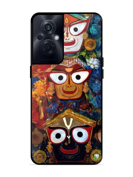 Lord Jagannath Glossy Soft Edge Case for Oppo F21S Pro (5G) Chachhi