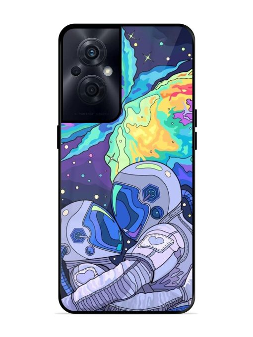 Cosmic Love Glossy Soft Edge Case for Oppo F21S Pro (5G) Chachhi