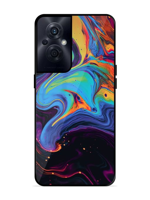 Liquid Dreamscape Glossy Soft Edge Case for Oppo F21S Pro (5G) Chachhi