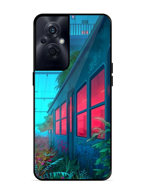 Urban Jungle Glossy Soft Edge Case for Oppo F21S Pro (5G) Chachhi