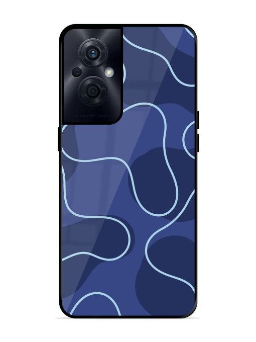 Midnight Maze Glossy Soft Edge Case for Oppo F21S Pro (5G) Chachhi