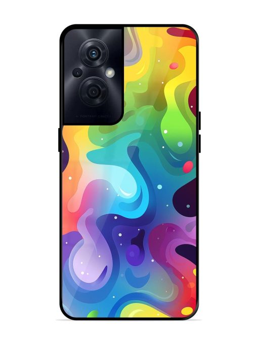 Rainbow River Glossy Soft Edge Case for Oppo F21S Pro (5G) Chachhi