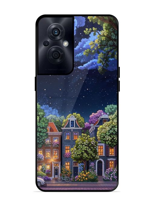 Moonlit Streets Glossy Soft Edge Case for Oppo F21S Pro (5G) Chachhi