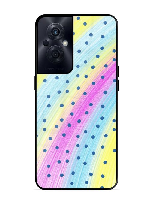 Polka Dot Paradise Glossy Soft Edge Case for Oppo F21S Pro (5G) Chachhi