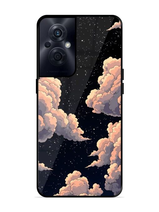 Starry Night Dreams Glossy Soft Edge Case for Oppo F21S Pro (5G) Chachhi