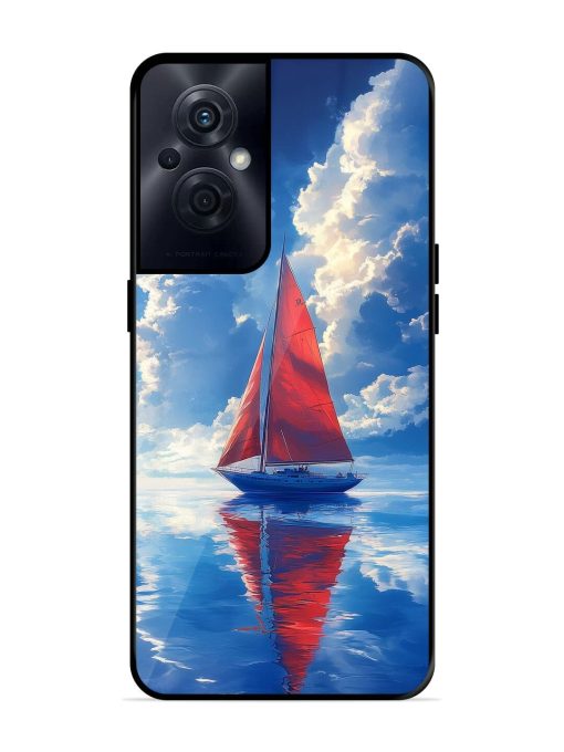 Crimson Sails Glossy Soft Edge Case for Oppo F21S Pro (5G) Chachhi