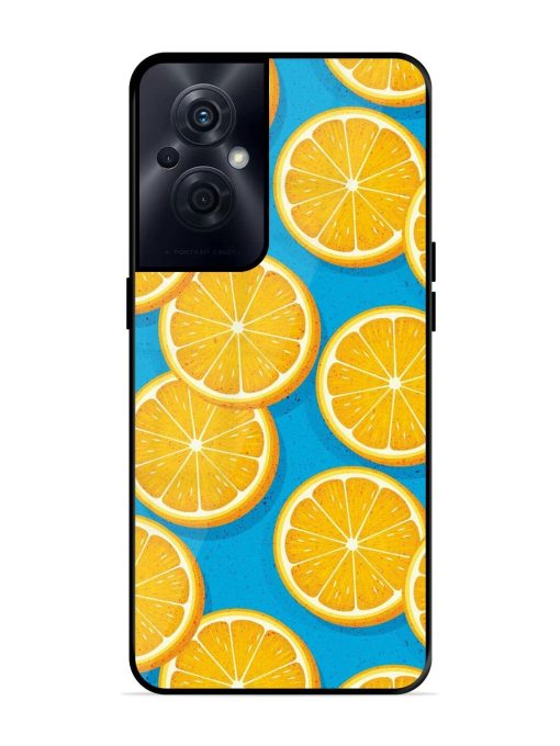 Citrus Symphony Glossy Soft Edge Case for Oppo F21S Pro (5G) Chachhi