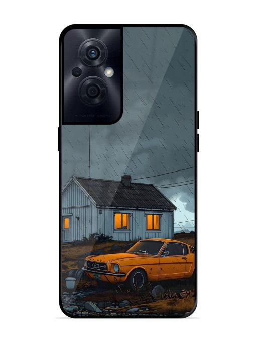 Rainy Day Retreat Glossy Soft Edge Case for Oppo F21S Pro (5G) Chachhi