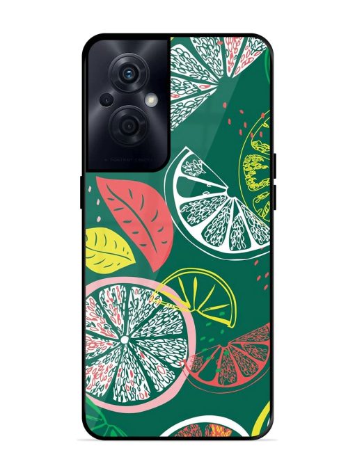 Citrus Symphony Glossy Soft Edge Case for Oppo F21S Pro (5G) Chachhi