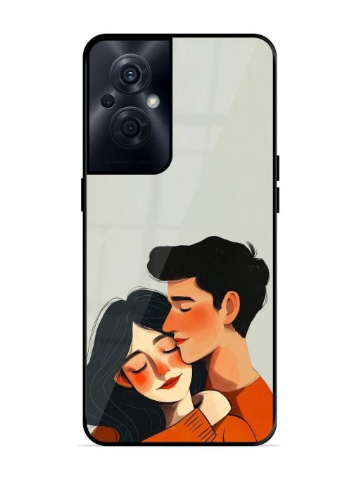 Craft Couples Glossy Soft Edge Case for Oppo F21S Pro (5G) Chachhi