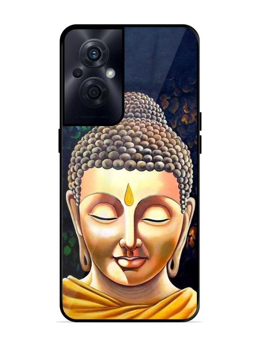 Buddha Face Glossy Soft Edge Case for Oppo F21S Pro (5G) Chachhi