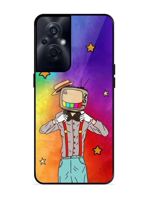 Tv Personality Glossy Soft Edge Case for Oppo F21S Pro (5G)