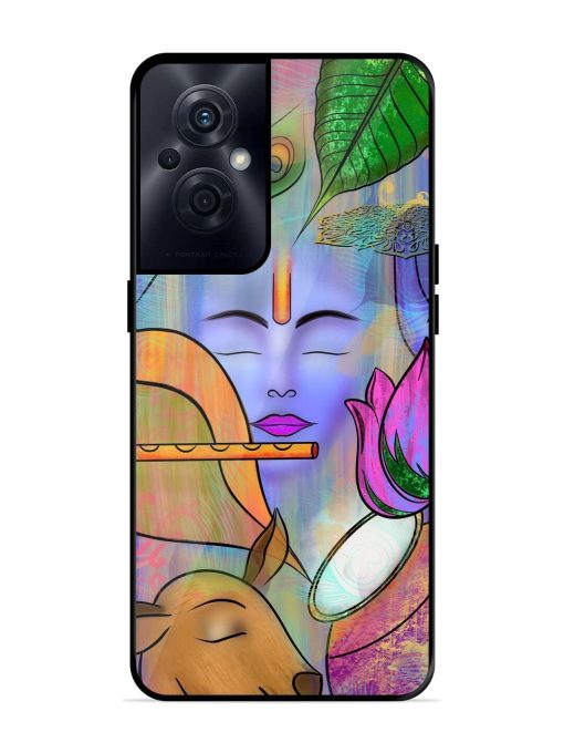 Divine Serenity Glossy Soft Edge Case for Oppo F21S Pro (5G) Chachhi