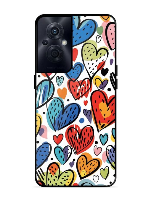 Heartfelt Harmony Glossy Soft Edge Case for Oppo F21S Pro (5G) Chachhi