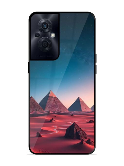 Ancient Wonders Sky Glossy Soft Edge Case for Oppo F21S Pro (5G) Chachhi