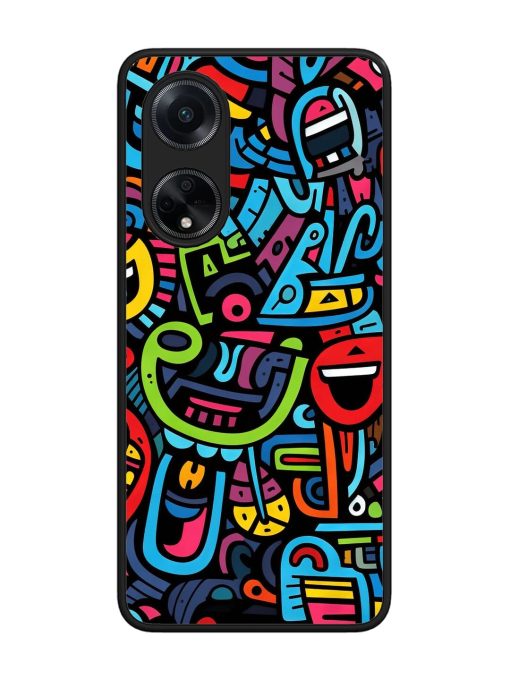 Doodlephoria Glossy Soft Edge Case for Oppo F23 (5G) Chachhi