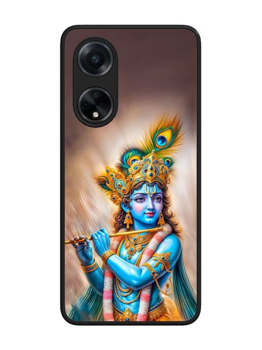 Divine Krishna Glossy Soft Edge Case for Oppo F23 (5G) Chachhi