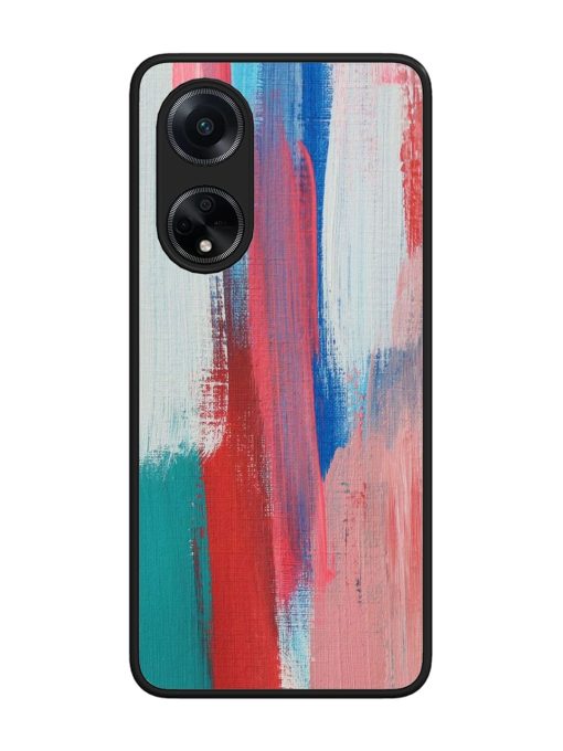 Colorful Chaos Glossy Soft Edge Case for Oppo F23 (5G) Chachhi