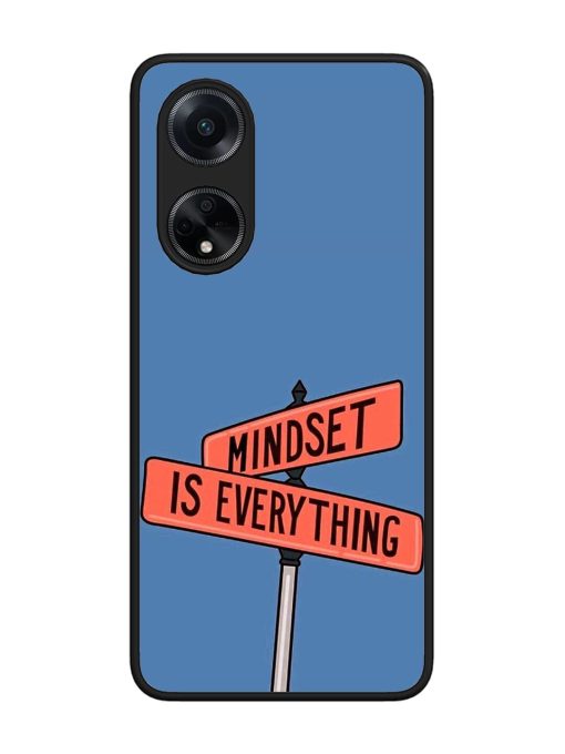 Mindset Matters Glossy Soft Edge Case for Oppo F23 (5G) Chachhi