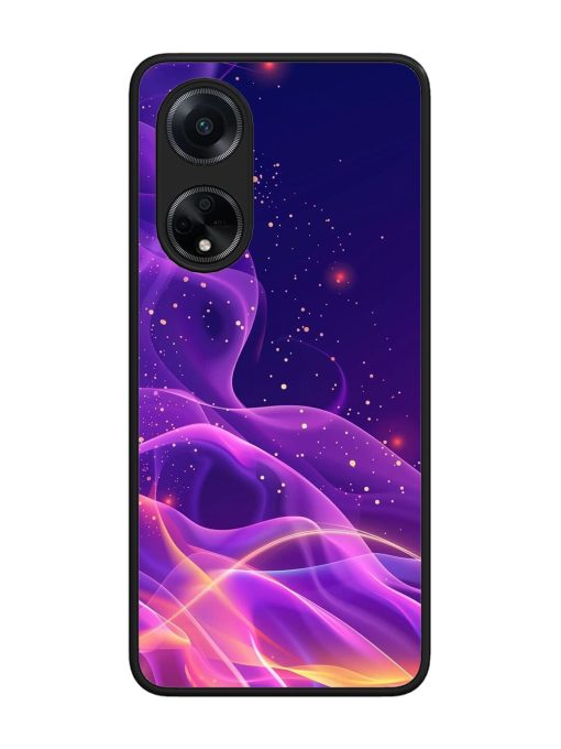 Cosmic Currents Glossy Soft Edge Case for Oppo F23 (5G) Chachhi