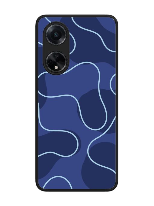 Midnight Maze Glossy Soft Edge Case for Oppo F23 (5G) Chachhi