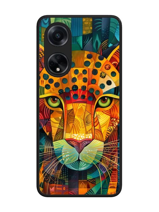 Mosaic Majesty Glossy Soft Edge Case for Oppo F23 (5G)