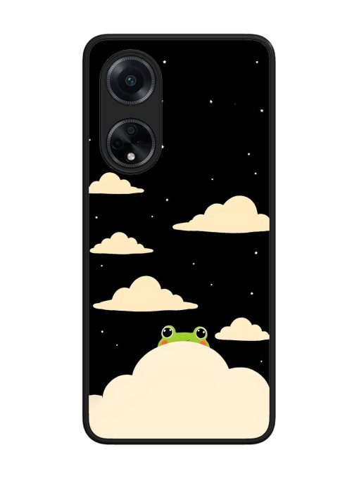 Froggy Night Sky Glossy Soft Edge Case for Oppo F23 (5G) Chachhi