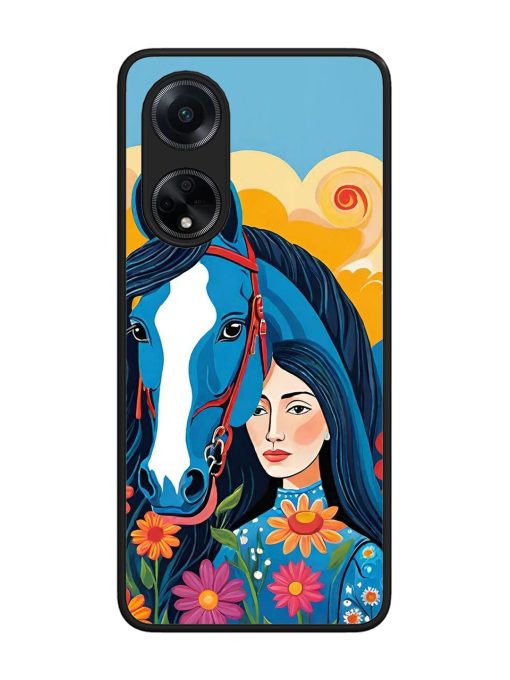 Equine Enchantment Glossy Soft Edge Case for Oppo F23 (5G) Chachhi