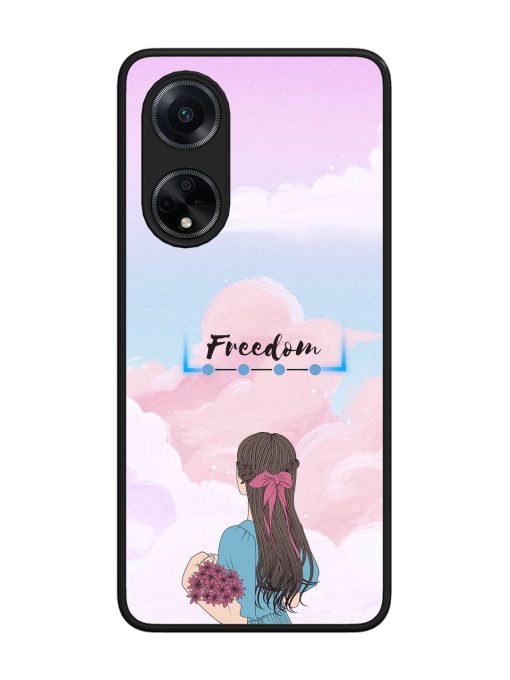 Skyward Dreams Glossy Soft Edge Case for Oppo F23 (5G) Chachhi