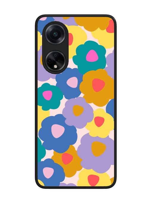 Flower Power Glossy Soft Edge Case for Oppo F23 (5G) Chachhi