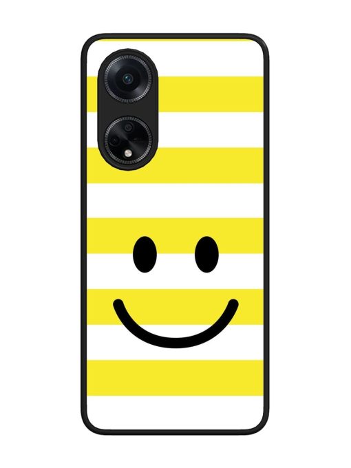 Smiling Stripes Glossy Soft Edge Case for Oppo F23 (5G)