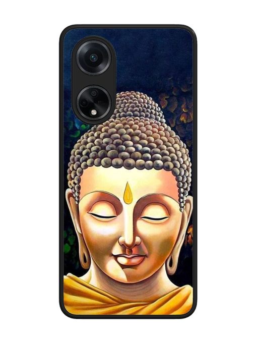 Buddha Face Glossy Soft Edge Case for Oppo F23 (5G) Chachhi