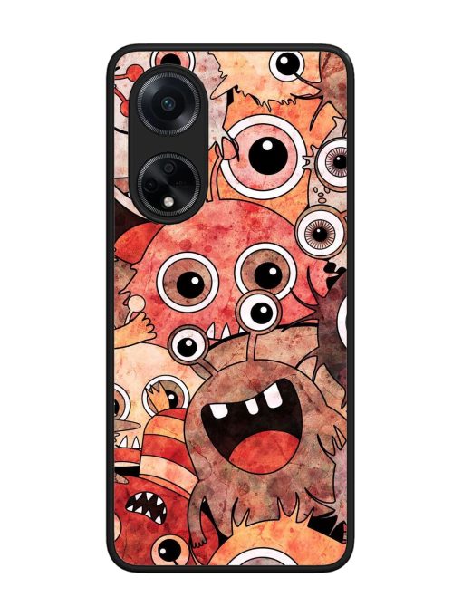 Monster Mash Glossy Soft Edge Case for Oppo F23 (5G)