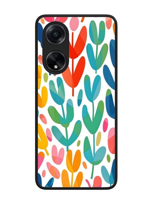 Rainbow Of Blooms Glossy Soft Edge Case for Oppo F23 (5G) Chachhi