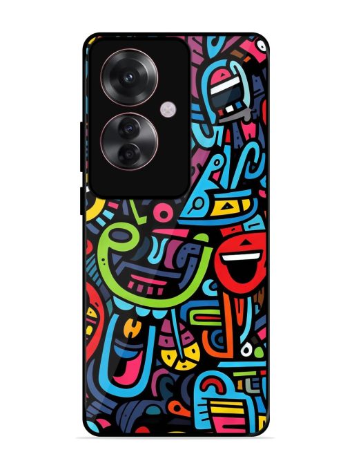 Doodlephoria Glossy Soft Edge Case for Oppo F25 Pro (5G) Chachhi