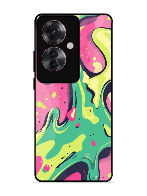 Gooey Grooves Glossy Soft Edge Case for Oppo F25 Pro (5G) Chachhi