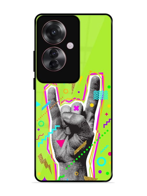 Neon Rock Glossy Soft Edge Case for Oppo F25 Pro (5G) Chachhi