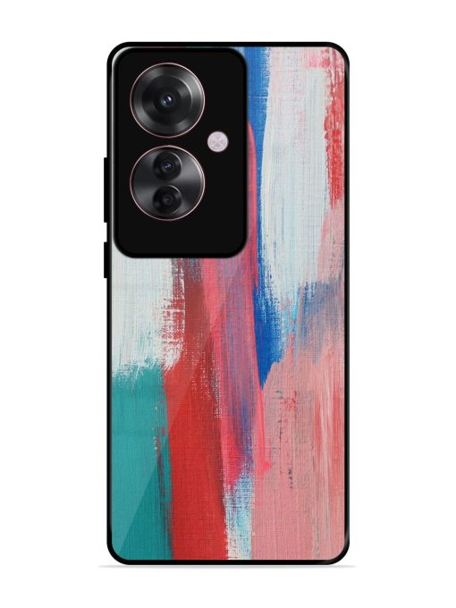 Colorful Chaos Glossy Soft Edge Case for Oppo F25 Pro (5G) Chachhi