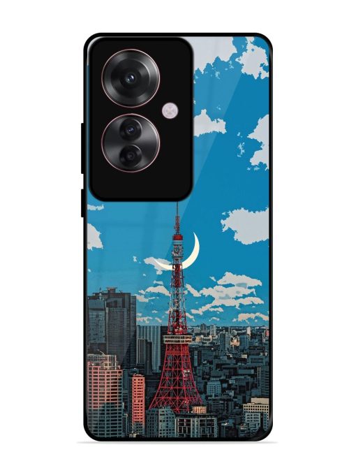 Tokyo Twilight Glossy Soft Edge Case for Oppo F25 Pro (5G) Chachhi