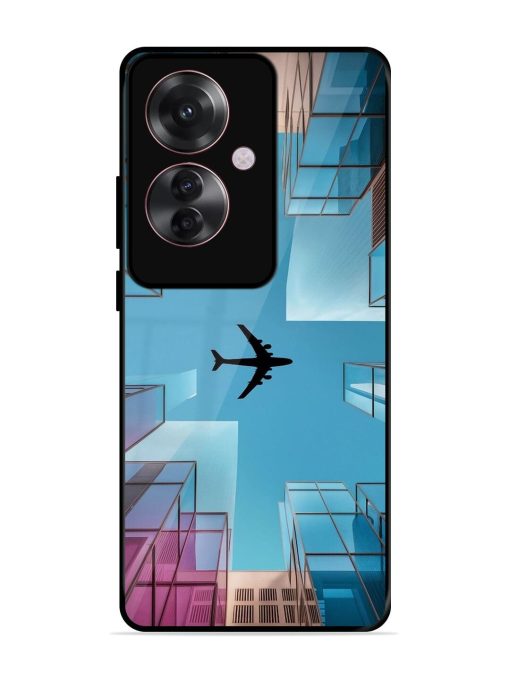 Urban Flightpath Glossy Soft Edge Case for Oppo F25 Pro (5G) Chachhi