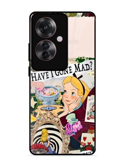 Mad Hatter'S Collage Glossy Soft Edge Case for Oppo F25 Pro (5G) Chachhi